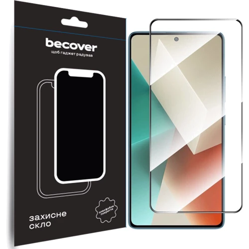 Аксессуар для смартфона BeCover Tempered Glass Black for Xiaomi Redmi Note 13 Pro (710364)