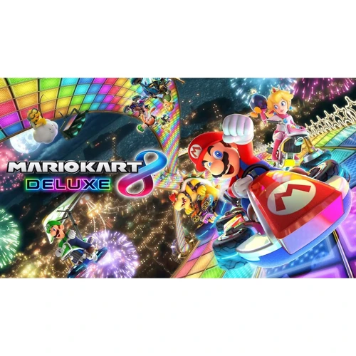 Ігрова приставка Nintendo Switch OLED with Neon Blue і Neon Red Joy-Con Mario Kart 8 Deluxe Bundle: Оперативна пам'ять 4 ГБ