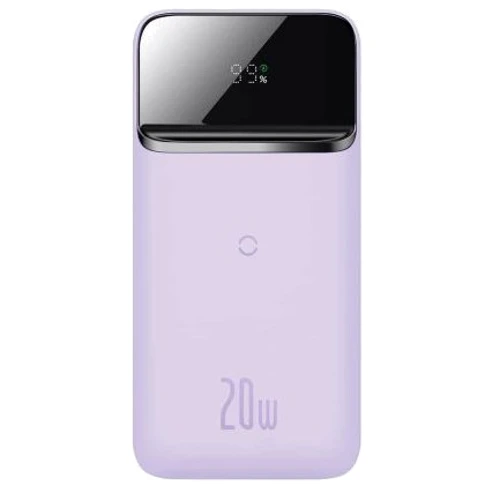 Внешний аккумулятор Baseus Power Bank 10000mAh Wireless Charger Magnetic 20W Purple (PPCX010005)