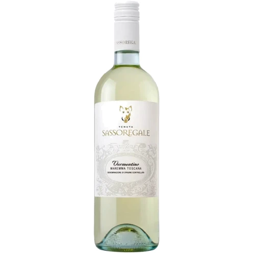 Вино Sassoregale Vermentino DOC біле сухе 13.5% 0.75 л (WNF8001231001301)