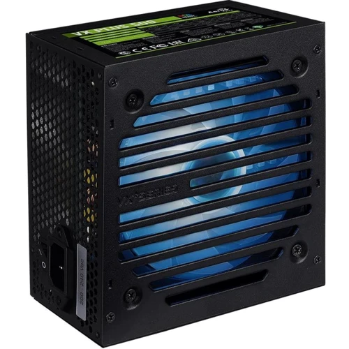 Блок питания Aerocool VX PLUS 500 RGB: Коннекторы ATX 20+4 pin / 4+4pin