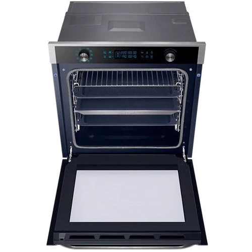 Духова шафа електрична Samsung NV75J7570RS: Кількість скла у дверцят 4