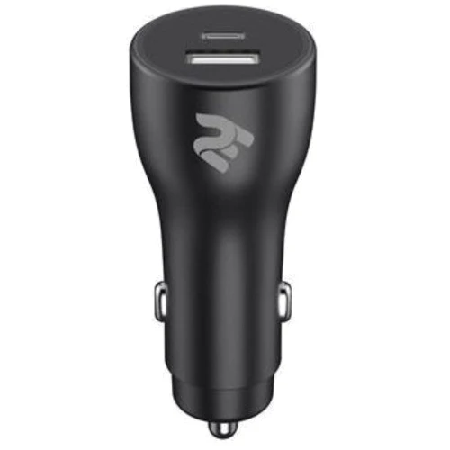 Зарядное устройство 2E Car Charger USB+USB-C PD3.0 36W Black (2E-ACR18PDQC-B): Кабель в комплекте отсутствует