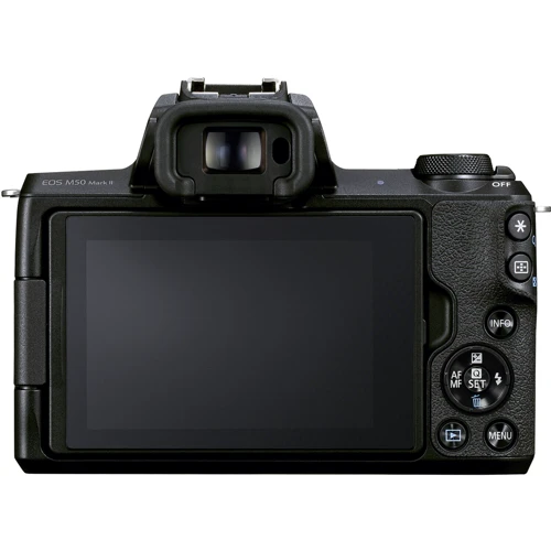 Canon EOS M50 Mark II kit (15-45mm) IS STM Black UA: Чутливість ISO авто, 100-25600