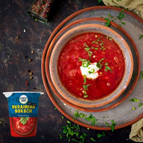 Борщ Украинский Street Soup стакан 50 г (4820201770504): Вес, г 50
