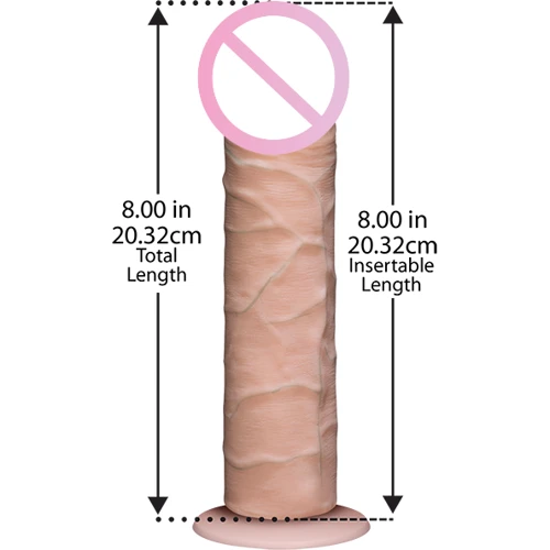 Фаллоимитатор UltraSkyn Realistic Cock 8", 20.3х4,6 см