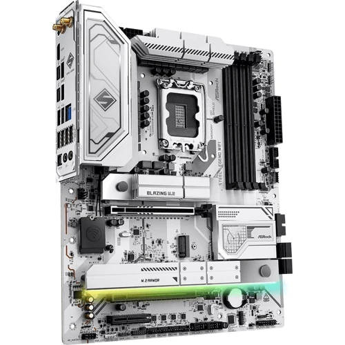 ASRock Z890 Steel Legend WiFi: Разъемы на задней панели DisplayPort, USB 3.2 Gen 2, HDMI, Ethernet RJ-45, USB 2.0, USB 3.2 Gen 1, USB Type-C