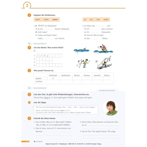 Beste Freunde A1.1 Arbeitsbuch mit Audio-CD: Количество страниц 92