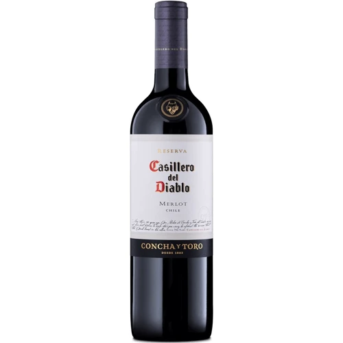 Вино Casillero del Diablo "Merlot" (сухе, червоне) 0.75л (BDA1VN-VCT075-006)