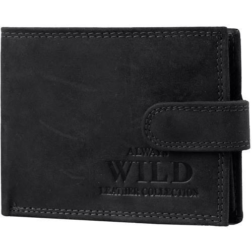 Мужское портмоне Always Wild черное (DNKN1187L-black)