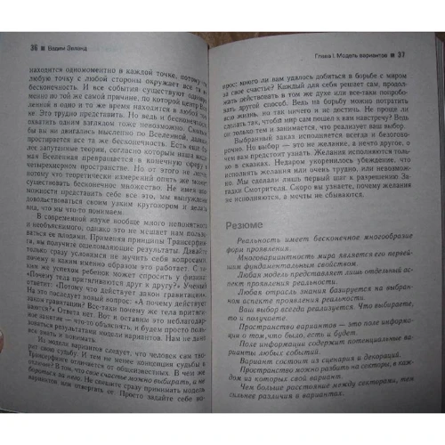 Трансерфінг реальності. Ступінь I: Простір варіантів: Виробник весь