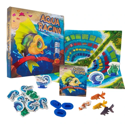 Игра-бродилка Strateg Aqua racing укр. (30416): Производитель Strateg