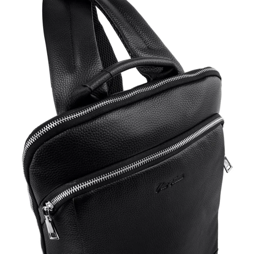Мужской рюкзак Vito Torelli черный (VT-6475-black): Застежка Молния