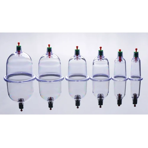 Набор для вакуумного массажа Master Series Sukshen 6 Piece Cupping Set with Acu-Points, 6 шт