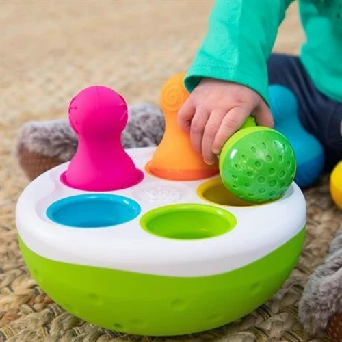 Сортер-балансир Неваляшки Fat Brain Toys Spinny Pins (F248ML): Призначення іграшки Мелкая моторика
