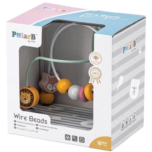 Деревянный лабиринт Viga Toys PolarB Бусины (44020)