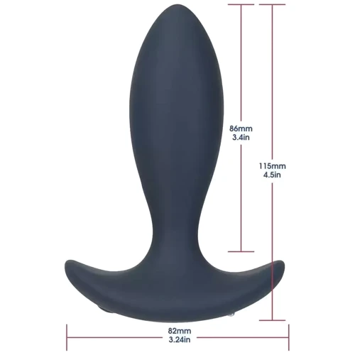 Анальная пробка Lux Active Throb Anal Pulsating Massager с пульсацией и пультом управления