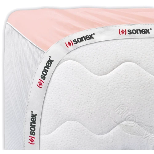 Простынь на резинке Sonex Aero Light Peach сатин 200х200x25 см (SO102324): Размер простыни, см 200x200