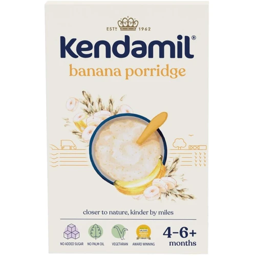Каша молочная Kendamil сливочная с бананом с 4-6 месяцев 150 г (92000006)