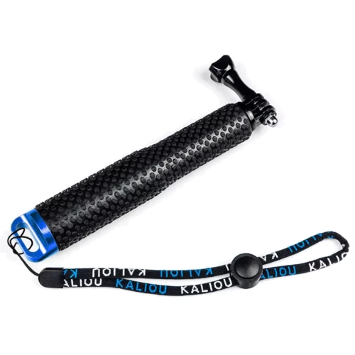Монопод MSCAM Selfie Stick Rubber Grip (18-48см) Синий фото 2