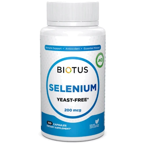 Biotus Selenium 200 mcg Селен без дріжджів 100 капсул