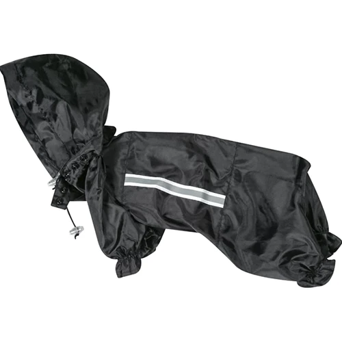 Комбинезон защитный с капюшоном Flamingo Raincoat Safety для собак черный 60 см (43305)