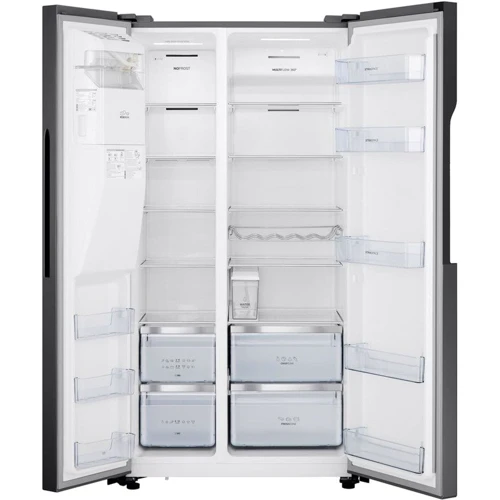 Холодильник Side-by-Side Gorenje NRS 9 EVB: Расположение морозильной камеры Нижнее