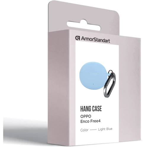 Чехол ArmorStandart Hang Case Light Blue for Oppo Enco Free4 (ARM86147)