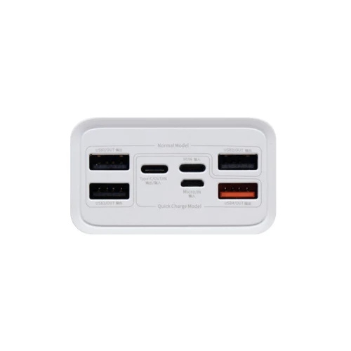 Внешний аккумулятор Baseus Power Bank 30000mAh Amblight Digital Display Quick Charger PD 33W White (PPLG-02) фото 6
