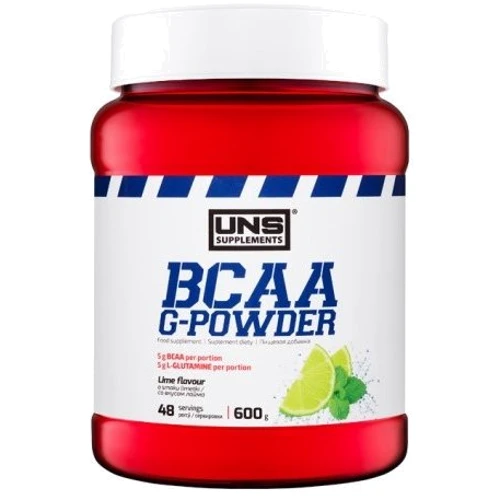 Аминокислота для спорта UNS BCAA G-Powder 600g /48 servings/ Lime
