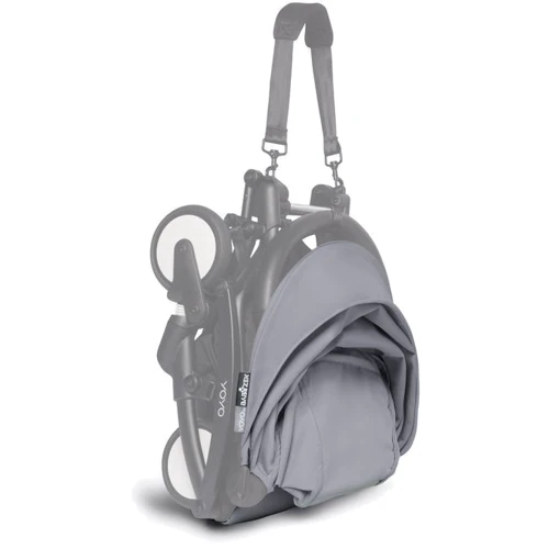 Комплект кольоровий Babyzen YOYO Plus 6+ (капюшон, матрацик) Stone/Сірий (595510)