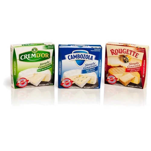Сыр Kaserei CremDor Simply Gourmet 60% 125 г (DLR5101): Текстура кремовая