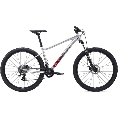 Велосипед Marin WILDCAT TRAIL 3 WFG рама - M 2021 27.5" Gloss Silver/Black/Metallic Red (SKD-32-00)