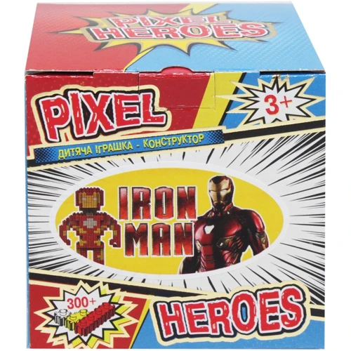 Конструктор VitaToys Pixel Heroes Железный человек, 380 деталей (VTK 0001)