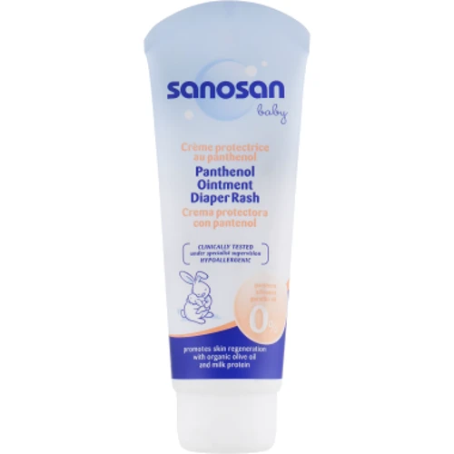 Sanosan Baby Diaper Changing Детский крем от опрелостей с пантенолом 100 ml