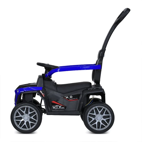 Детский электромобиль-толокар 2в1 Bambi Квадроцикл синий (M 4803EL-4)