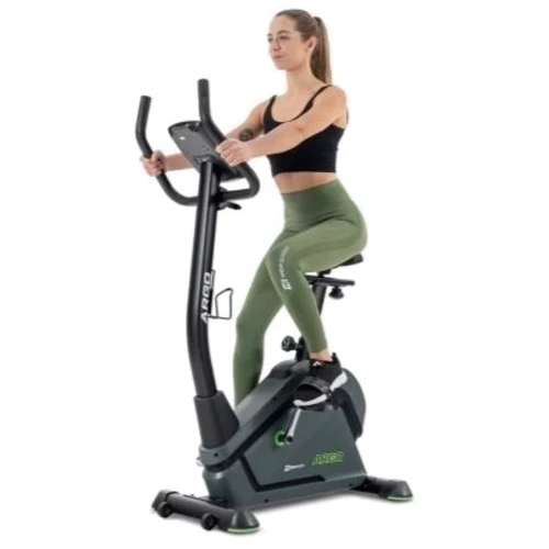 Велотренажер Hop-Sport HS-120H Argo Черный/Зеленый + мат