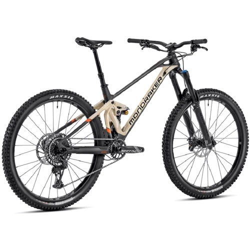 Велосипед MONDRAKER SUPER FOXY CARBON R 29" T-M, Carbon / Desert Grey / Orange (2023/2024)