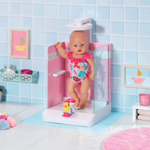 Автоматическая душевая кабинка для куклы Baby Born - Купаемся с уточкой фото 3