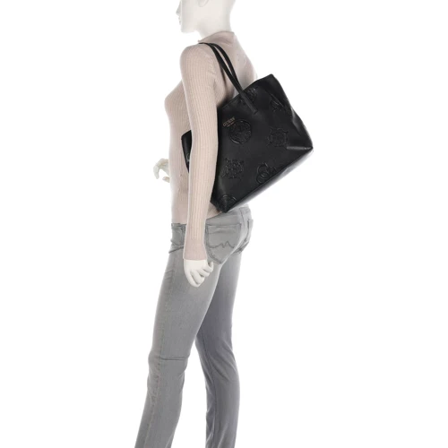 Жіноча сумка шоппер Guess Vikky Tote чорна (HWDB6995230-BLA): Тип ручки С двумя ручками, Длинная ручка