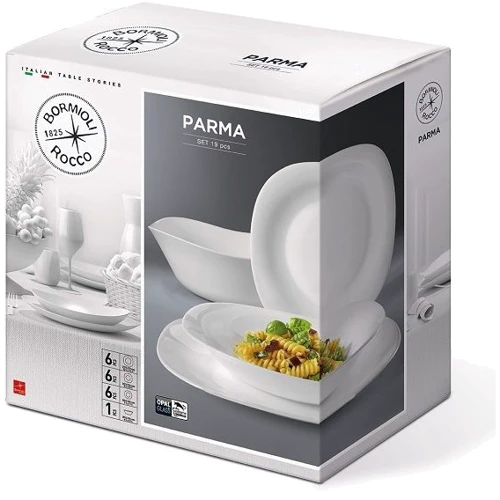 Столовий сервіз Bormioli Rocco Parma 19 предметів (402404SN9021990)