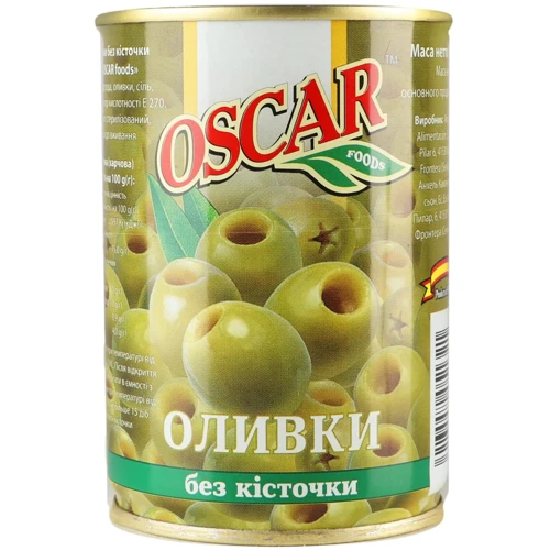 Оливки без косточки Oscar 300 г (8413552051314)