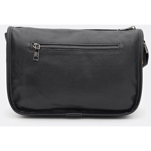 Жіноча сумка листоноша Borsa Leather чорна (K15431bl-black): Країна виробник Тайвань