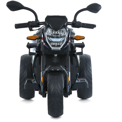 Детский трехколесный электромотоцикл Bambi 50W черный (M 6142EL-2)