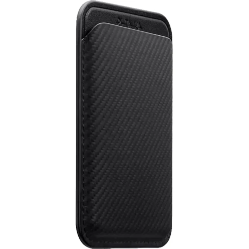 Чехол для iPhone Pitaka Magnetic Woven Wallet Black/Grey (MWW2401)