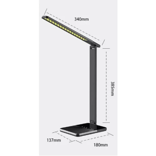 Офисная настольная лампа TaigeXin TGX-A928 LED 11W Silver (TGX-A928-Silver): Тип источника освещения Светодиодная лампа LED