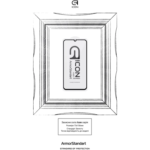 Аксессуар для смартфона Armorstandart Tempered Glass Icon Black for Samsung A346 Galaxy A34 5G (ARM66211) фото 4