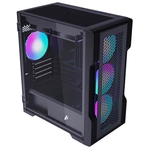 Корпус 1stPlayer T3-4F1-BK: Типоразмер Mini-Tower