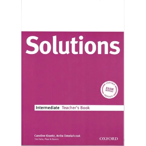 Solutions Intermediate: Teacher's Book