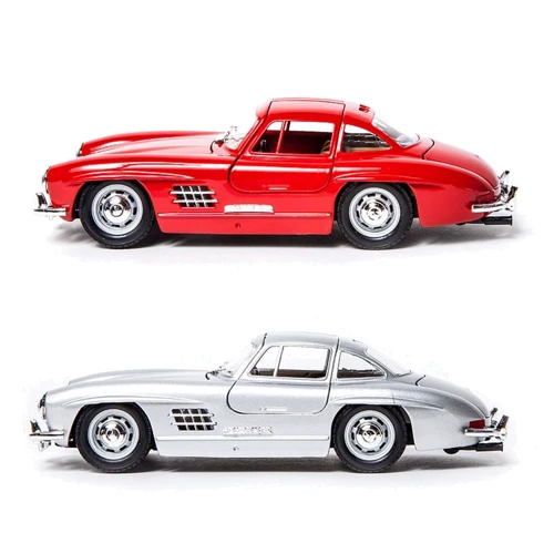 Автомодель  Bburago MERCEDES-BENZ 300 SL (1954) (ассорти красный, серебристый, 1:24) (18-22023): Тип Готовая модель